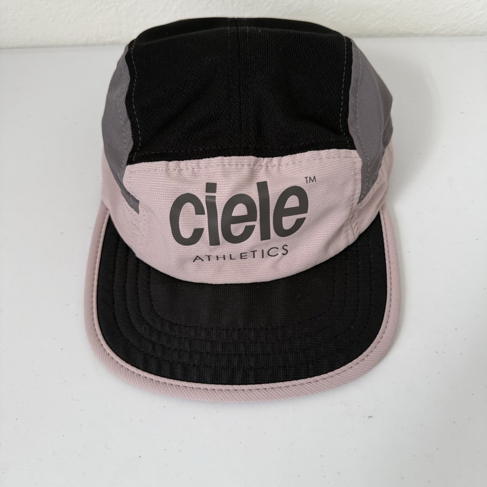 Ciele Athletics GOCap Hat Century Running Pink And Black Panel Cap CoolWick 58cm